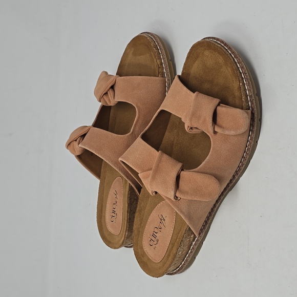 Eurosoft Women's Golden Light Pink Slide Sandals Size 8.5 - Picture 3 of 7